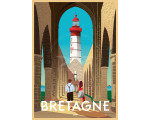 Affiche DOZ Bretagne - Phare Saint Mathieu