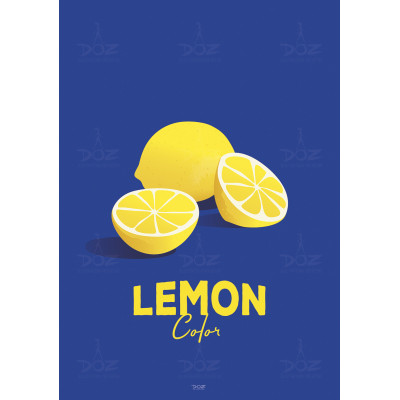 Affiche DOZ - Couleur Citron