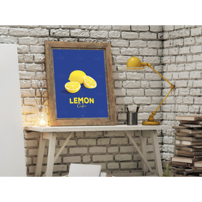 Affiche DOZ - Couleur Citron