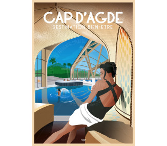 Poster DOZ Cap d'Agde - Relaxation