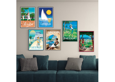 Poster DOZ Cap d'Agde - Relaxation