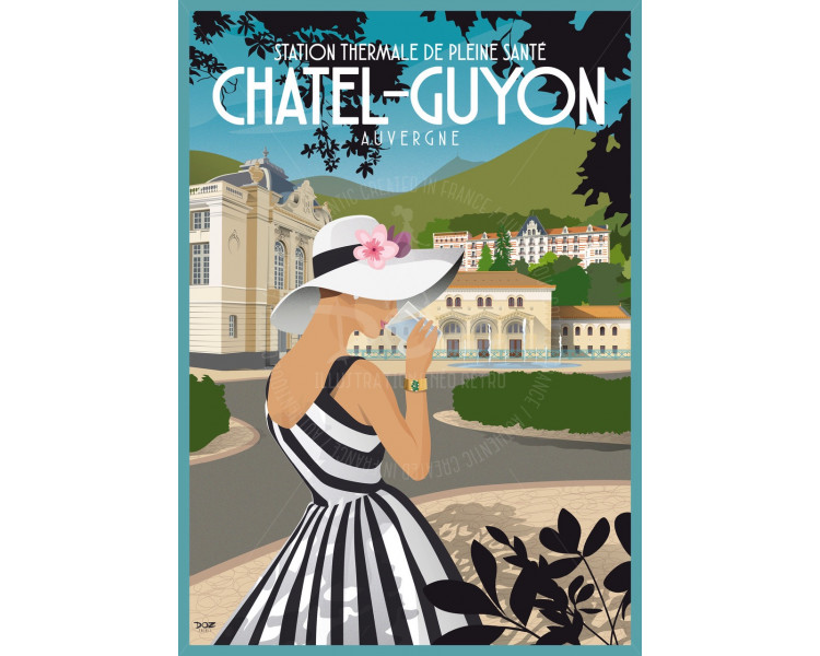 Poster DOZ Chatel-Guyon Auvergne