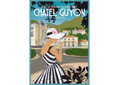 Affiche DOZ Chatel-Guyon Auvergne