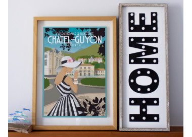 Affiche DOZ Chatel-Guyon Auvergne