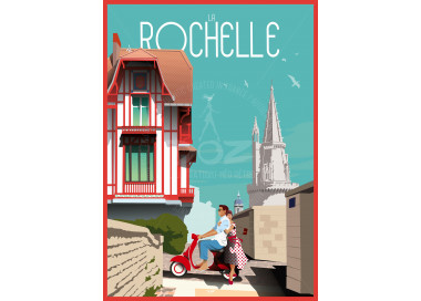 Poster DOZ La Rochelle scooter