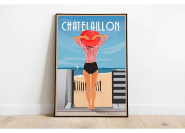 Poster DOZ Châtelaillon-plage - Red hat