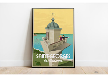 Affiche DOZ Saint Georges De Didonne - Le phare