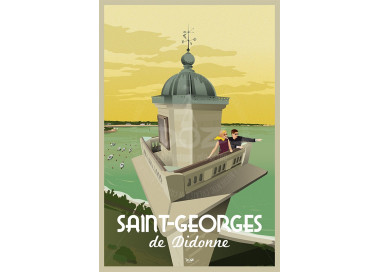 Affiche DOZ Saint Georges De Didonne - Le phare