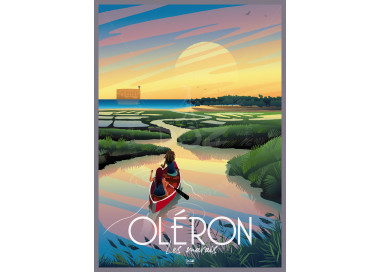 Poster DOZ Ile d'Oléron - Les Marais