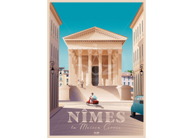 Poster DOZ Nîmes - Maison Carrée