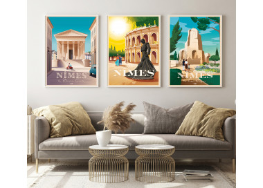Poster DOZ Nîmes - Maison Carrée