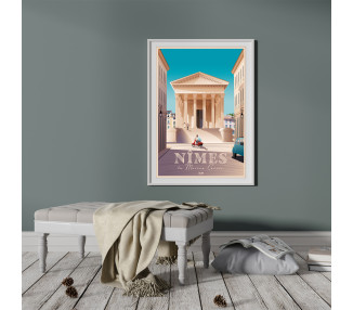 Affiche DOZ Nîmes - Maison Carrée