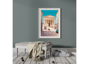 Affiche DOZ Nîmes - Maison Carrée