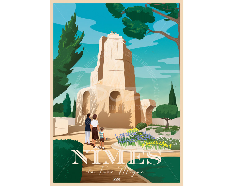 Affiche DOZ Nîmes - La Tour Magne