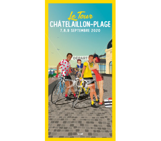 Carte postale Tour de France Châtelaillon-Plage