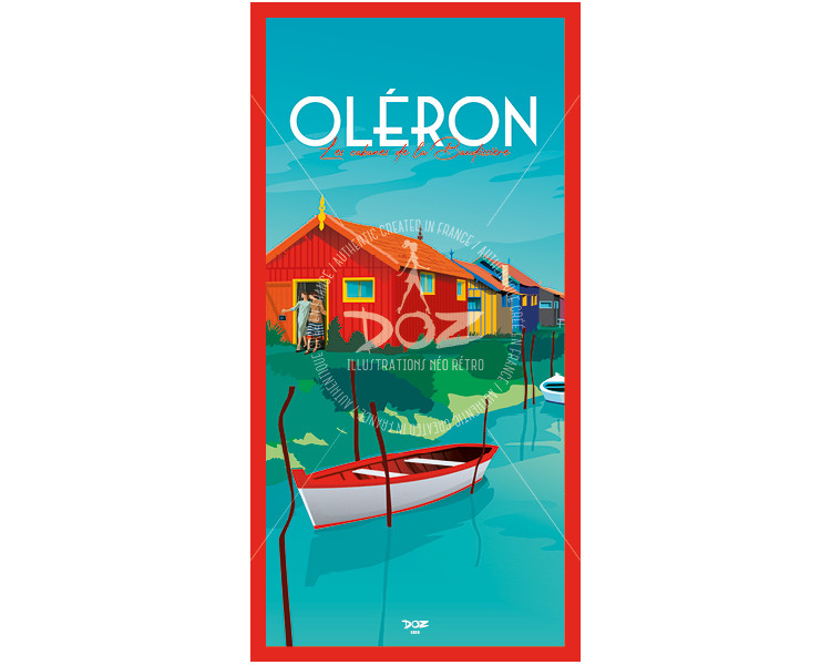 Carte Postale Ile d'Oléron - Les cabanes de la Baudissière