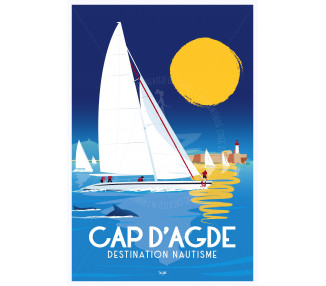 Poster DOZ Cap d'Agde - Boating