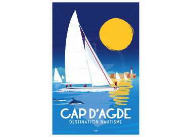 Affiche DOZ Cap d’Agde - Nautisme