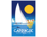 Poster DOZ Cap d'Agde - Boating
