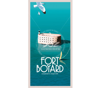Postcard - Fort Boyard Oiseau