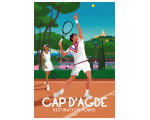 Poster DOZ Cap d'Agde - Tennis