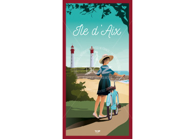 Carte Postale - Ile d'Aix - les phares