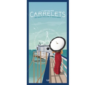 Postcard - The Route des Carrelets