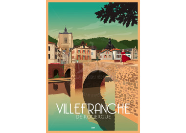 Affiche DOZ Villefranche de Rouergue