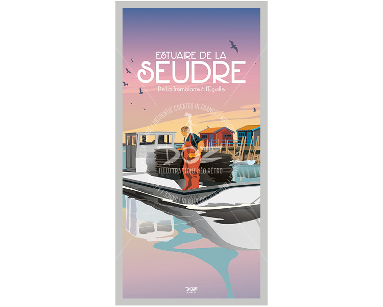 Postcard - Estuary of La Seudre