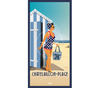 Postcard - Chatelaillon-plage - The cabin