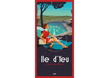Postcard - Ile d'Yeu - Port of the millstone