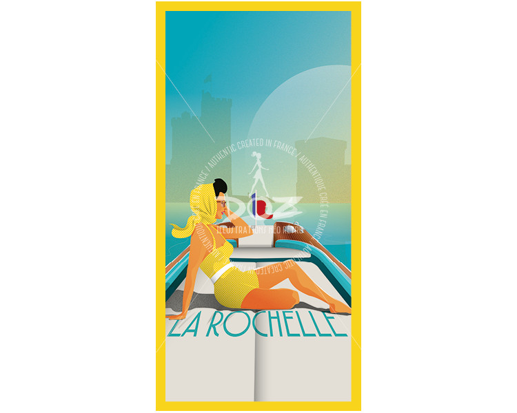 Postcard La Rochelle - The 2 towers