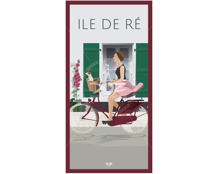 Postcard - Ile de Ré - Bike