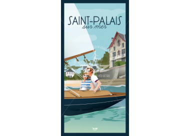 Postcard - St Palais Sur Mer - Sailboat
