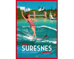 DOZ Poster Suresnes - Water skiing