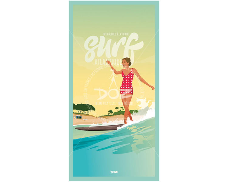Postcard - Surf Atlantique