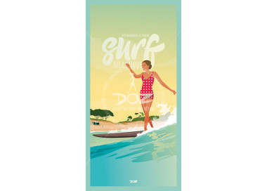 Carte Postale - Surf Atlantique