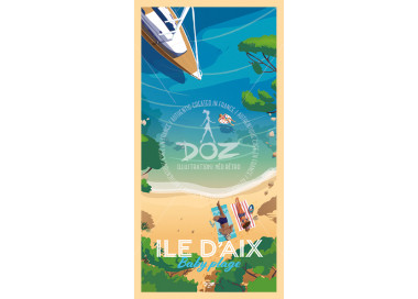 Carte Postale - Ile d'Aix - Baby Plage