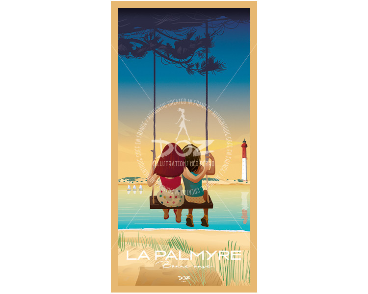 Postcard - La Palmyre - swing