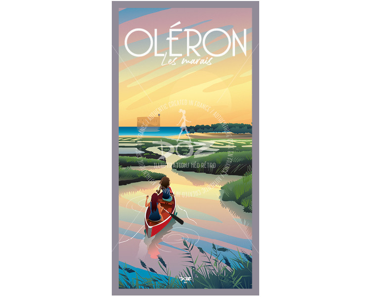 Carte Postale - Ile d'Oléron - les marais