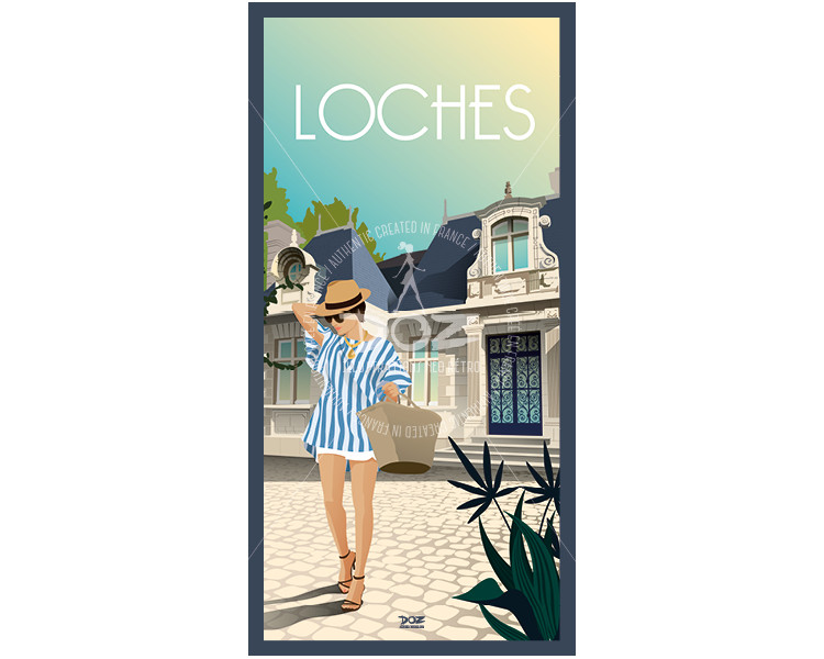 Carte Postale - Loches - la villa