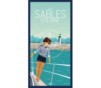 Carte Postale - Les Sables...