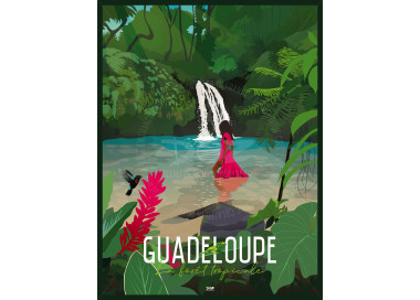 Affiche DOZ Guadeloupe - La Forêt Tropicale