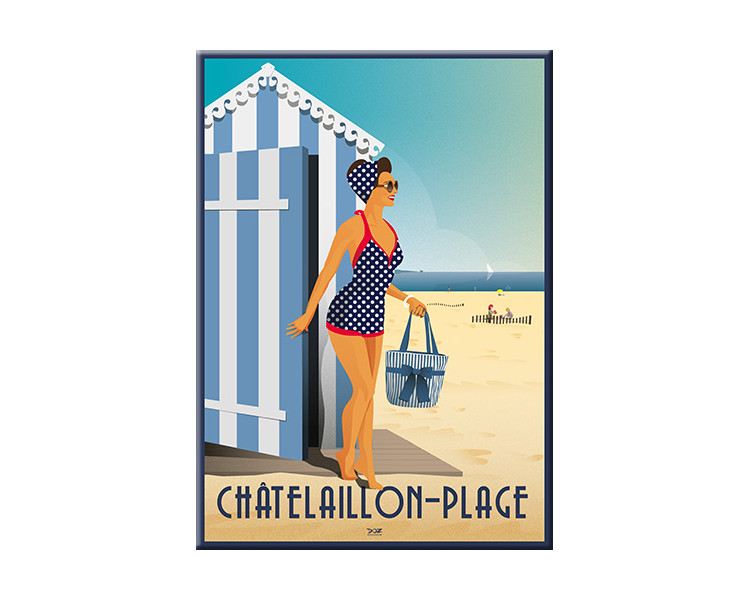 Magnet Châtelaillon-plage - La Cabine