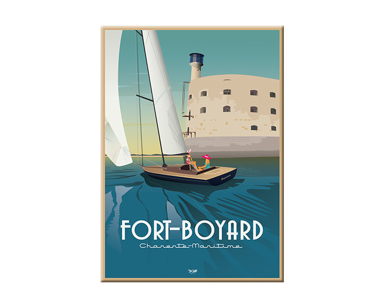 Magnet - Fort Boyard - voilier