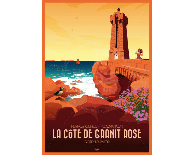 Affiche DOZ La Côte de Granit Rose