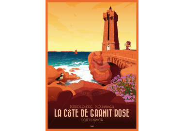 Affiche DOZ La Côte de Granit Rose
