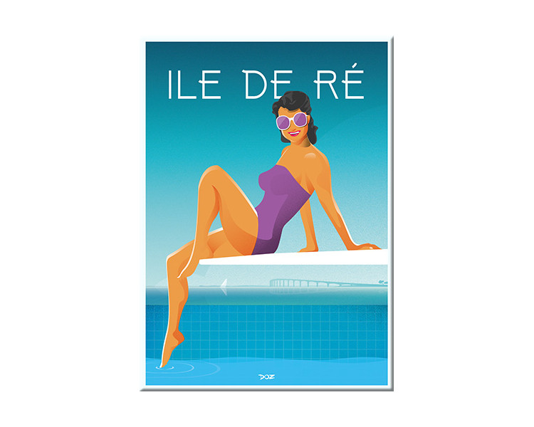 Magnet - Ile de Ré - La piscine plongeoir