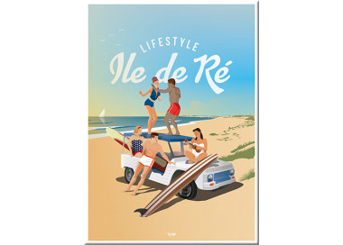 Magnet - Ile de Ré - After-surf - White Mehari