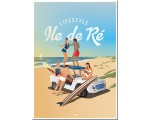 Magnet - Ile de Ré - After-surf - Méhari blanche